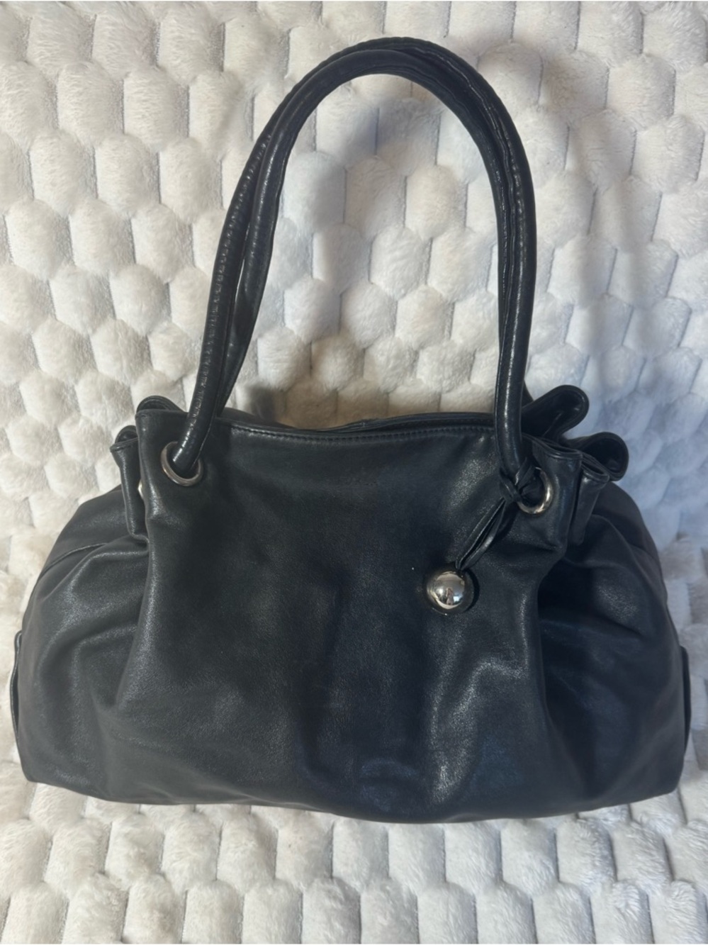 Furla Black Leather Tote, Shoulder Bag